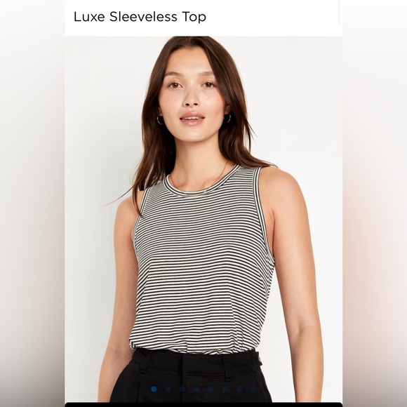 Old Navy Luxe Sleeveless Top - Picture 2 of 8